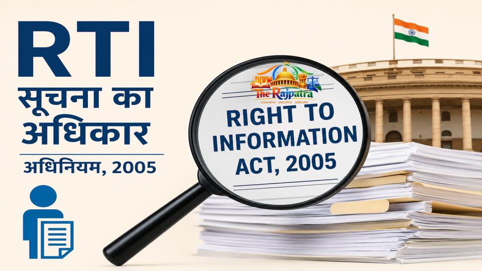 सूचना का अधिकार अधिनियम, 2005 : लोकतंत्र में नागरिक की सबसे बड़ी शक्ति
