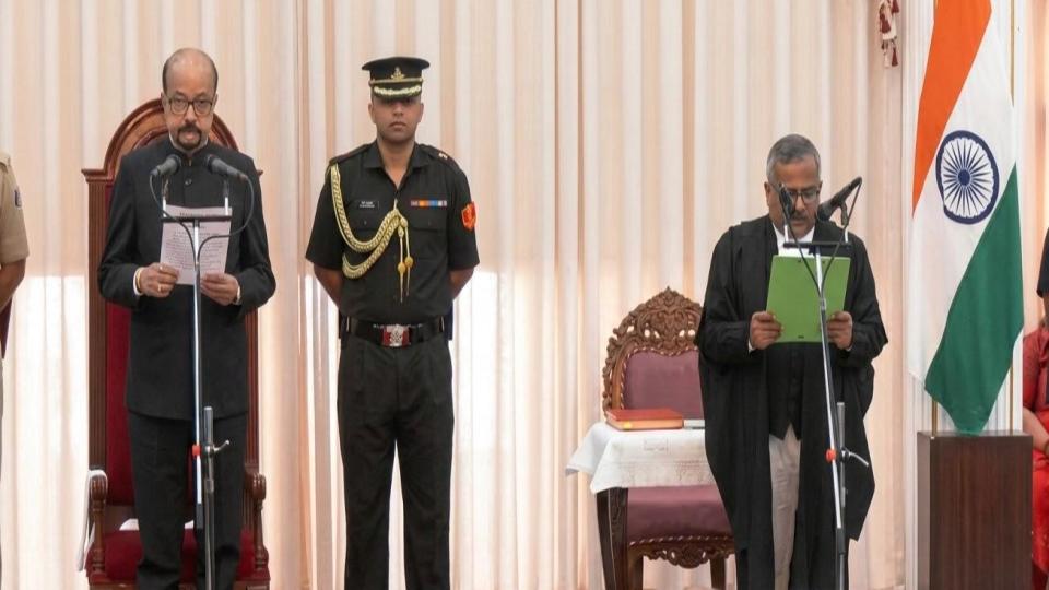 Justice Krushna Ram Mohapatra Sworn In as 16th Chief Justice of Chhattisgarh High Court